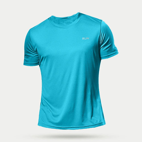 Summer Mens Quick Dry Running Bodybuilding Shirts Sport Gym t Shirt