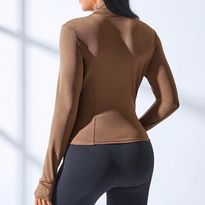 2024 New Yoga Coat Short Sports Jacket WOMEN&