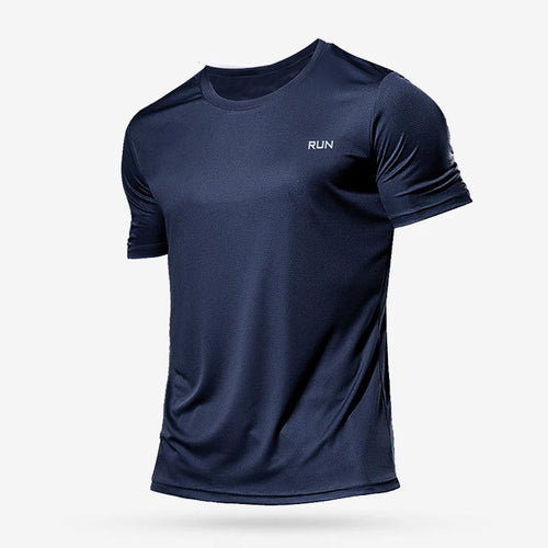 Summer Mens Quick Dry Running Bodybuilding Shirts Sport Gym t Shirt