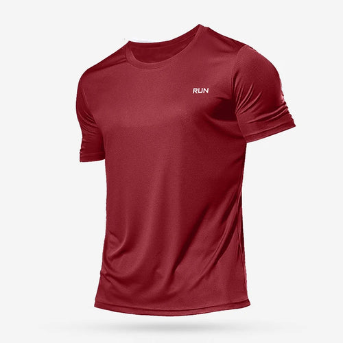 Summer Mens Quick Dry Running Bodybuilding Shirts Sport Gym t Shirt