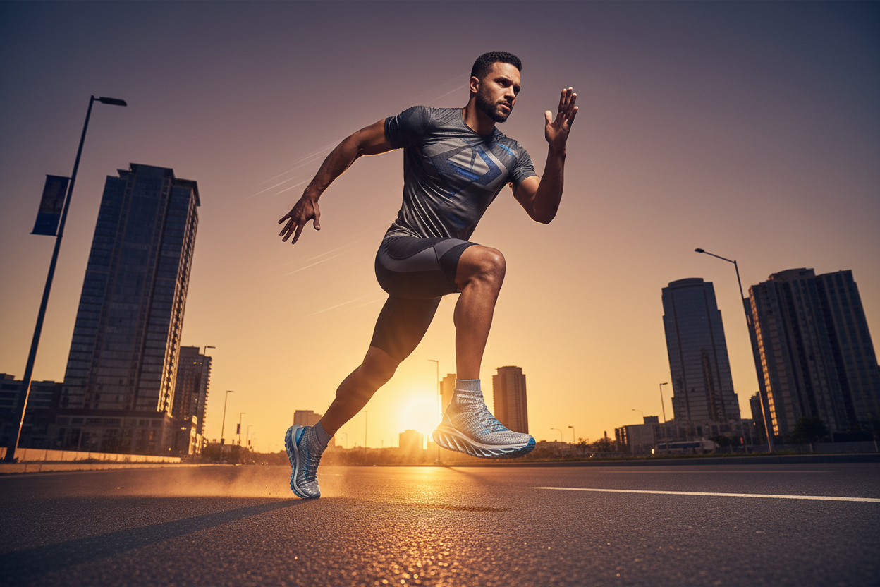 Athlete Sprinting